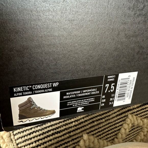 Sorel Kinetic Conquest Alpine Tundra sz 7.5 boots - Picture 4 of 13